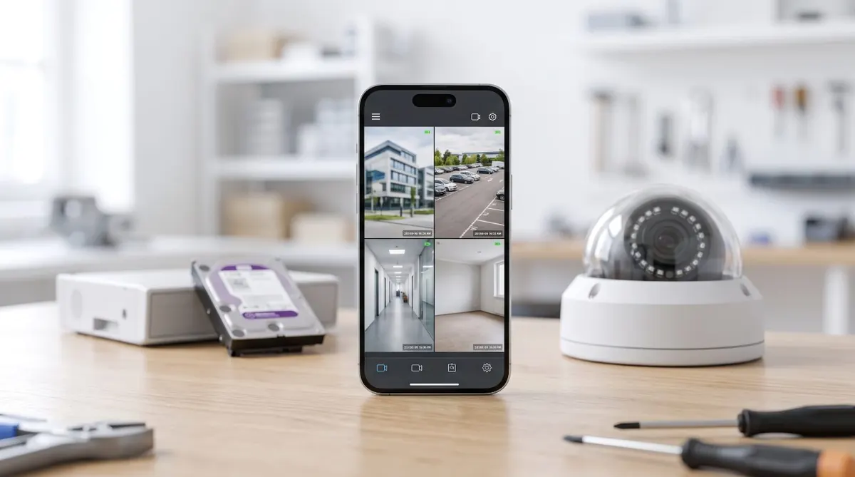 Güvenlik kamerası lens ve IR LED